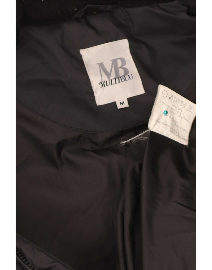Chaleco acolchado para hombre Multiblu ES 38 Medium Negro Colorblock Poliamida