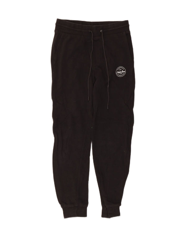 Jack & Jones Hombre Pantalones De Chándal Joggers XS Negro Algodón