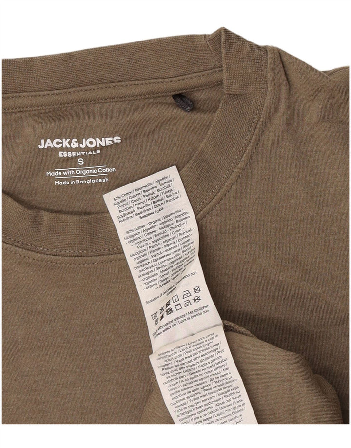 Jack & Jones Hombre Camiseta Top Small Khaki Algodón