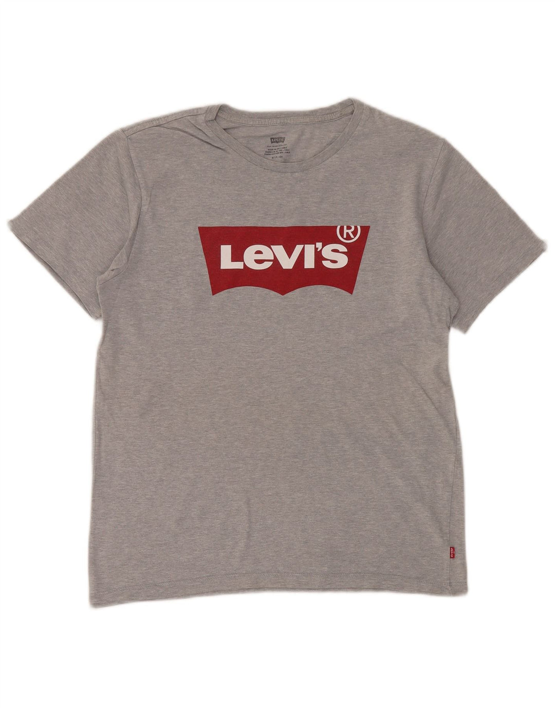 Levi's Camiseta gráfica para hombre Top Small Grey