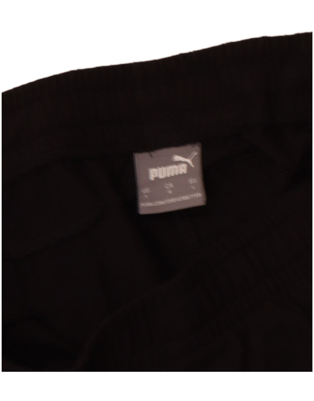 PUMA Pantalones cortos deportivos con gráficos para hombre, talla grande, negro