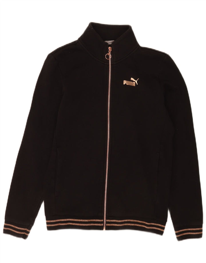 Puma - Chaqueta de chándal para mujer, talla 6, XS, color negro a rayas