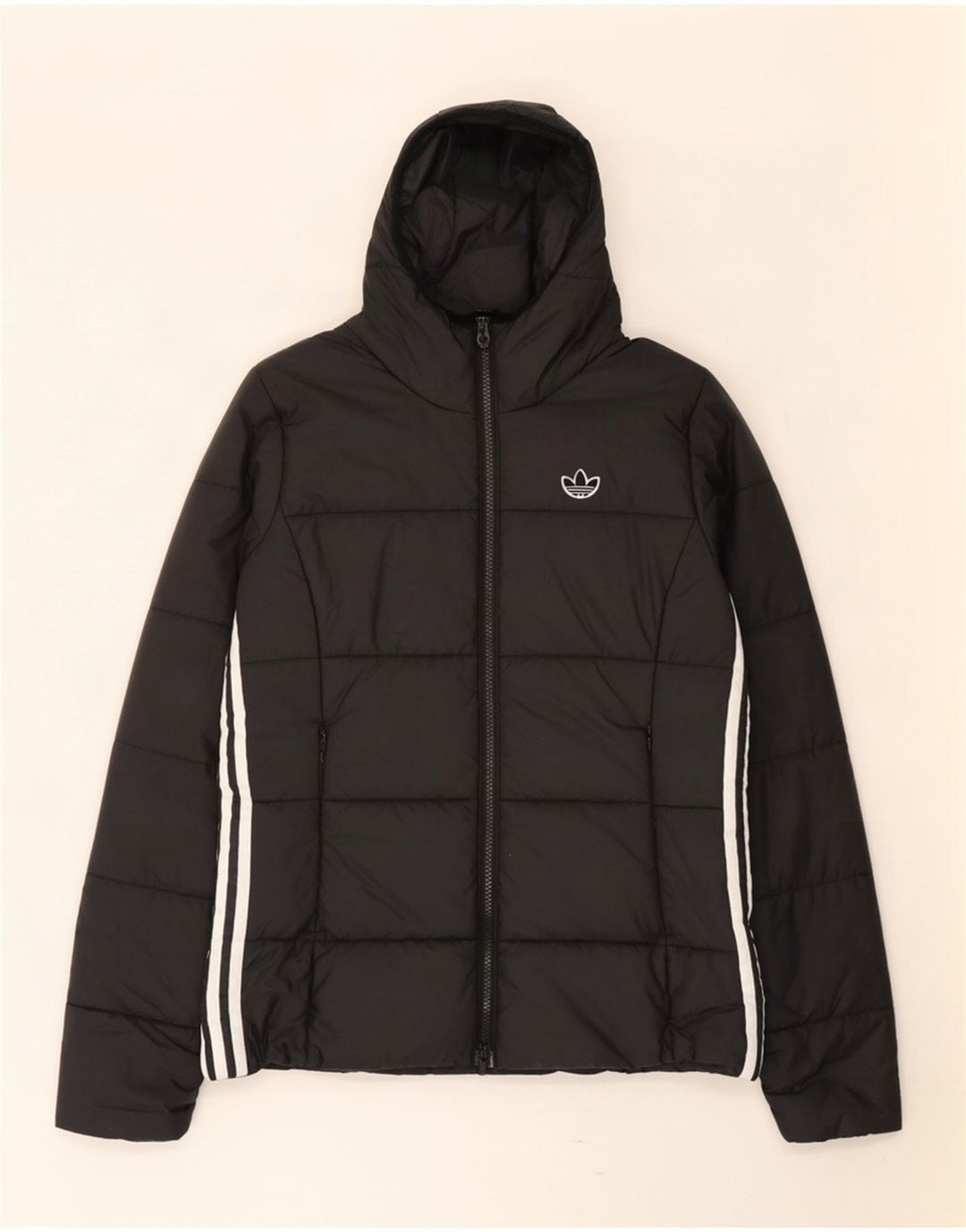 Adidas Mujer Reino Unido 10 Pequeño Poliéster Negro