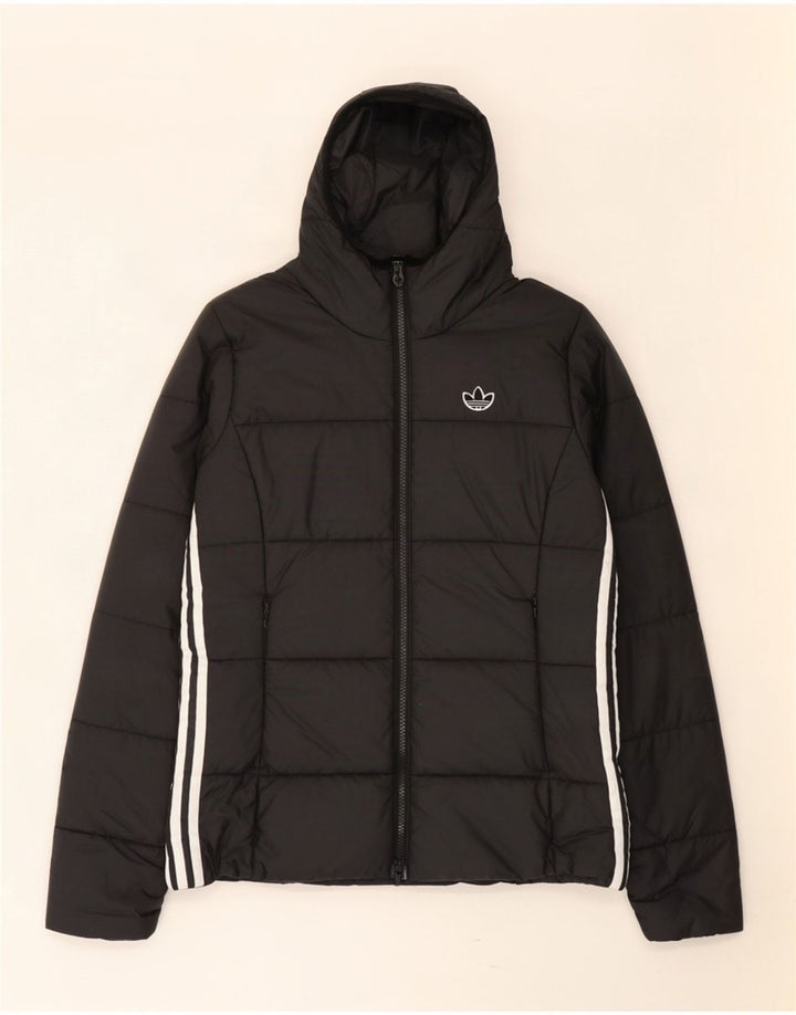 Adidas Mujer Reino Unido 10 Pequeño Poliéster Negro