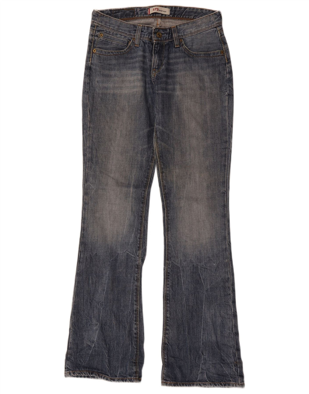 Levi's Mujer 572 Vaqueros Bootcut W28 L34 Algodón Azul