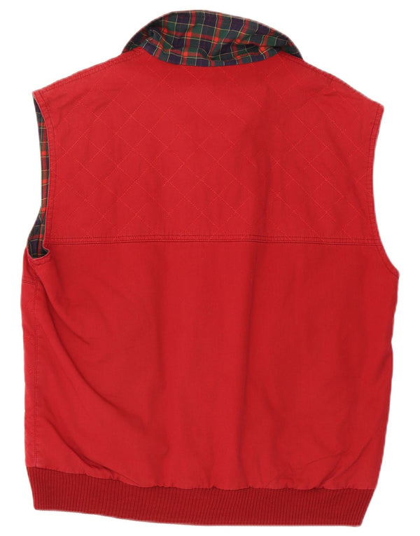 Navigare Chaleco acolchado reversible para hombre UK 38 Medium Red