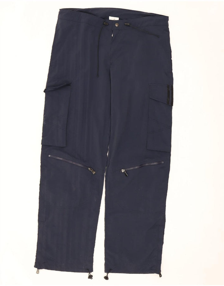 ADIDAS Pantalón Cargo Recto Hombre Pequeño Nylon Azul Marino