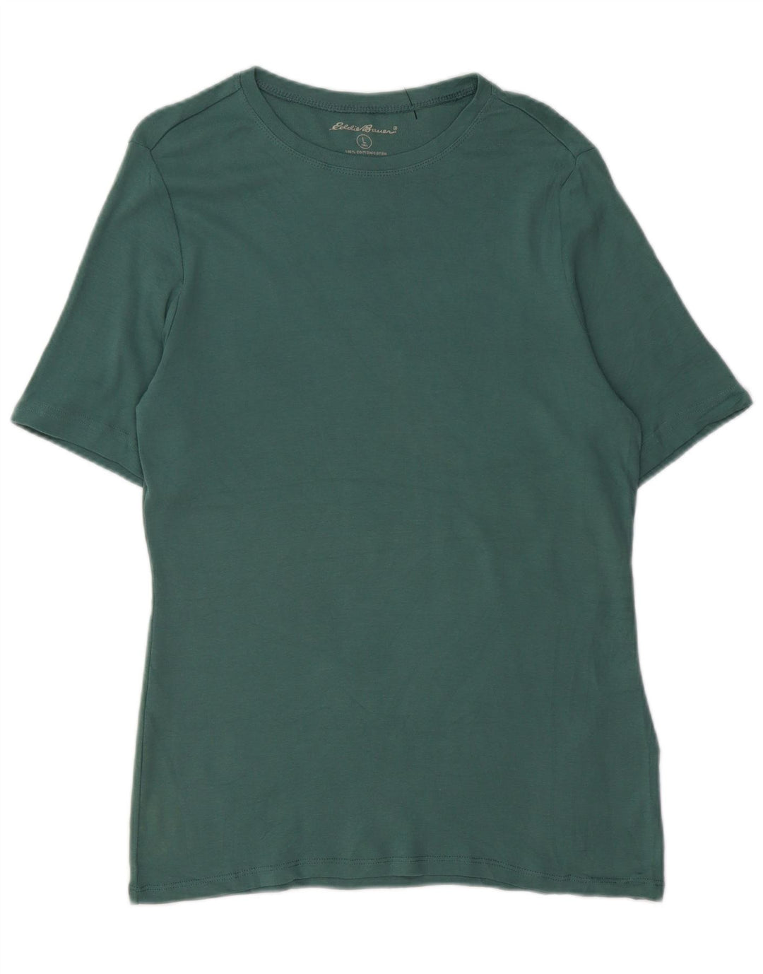 Eddie Bauer Camiseta alta para hombre Top grande de algodón verde