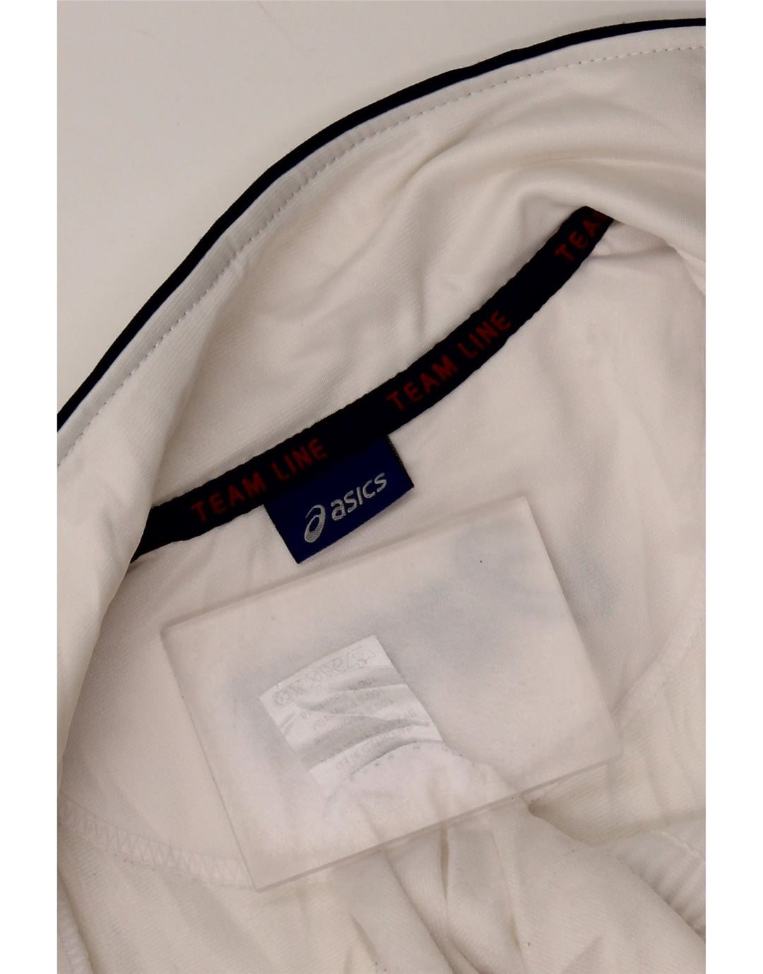 ASICS Chaqueta superior de chándal con gráfico para hombre Poliéster color block blanco medio