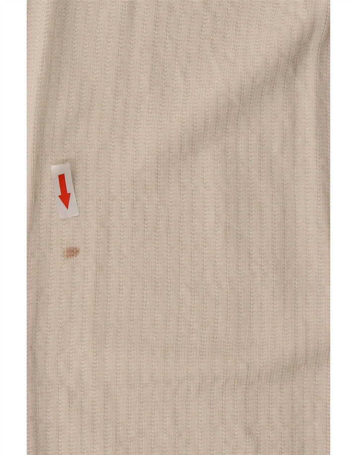 Zara Hombre Camiseta Top Small Lyocell Blanco