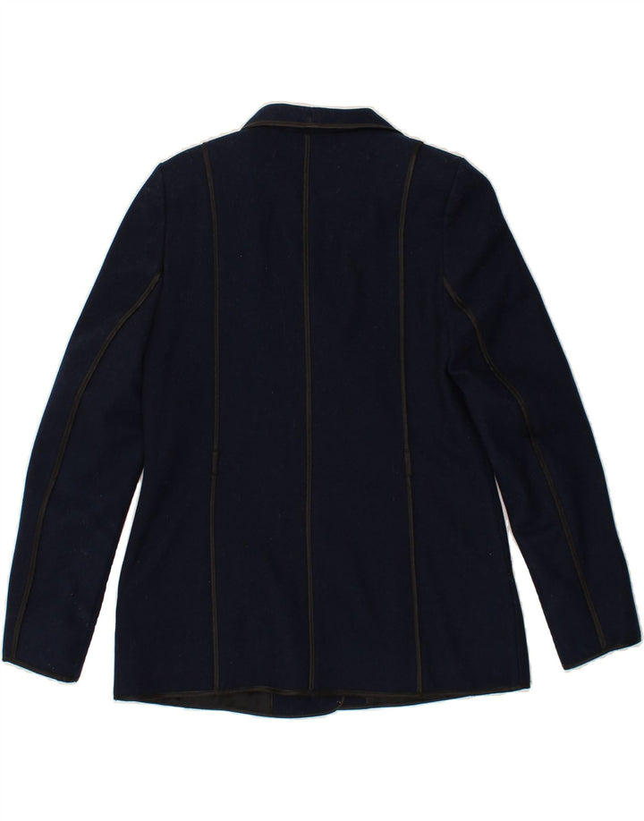 REISS Womens Blazer Jacket UK 10 Small Navy Blue New Wool Vintage Reiss and Second-Hand Reiss from Messina Hembry 