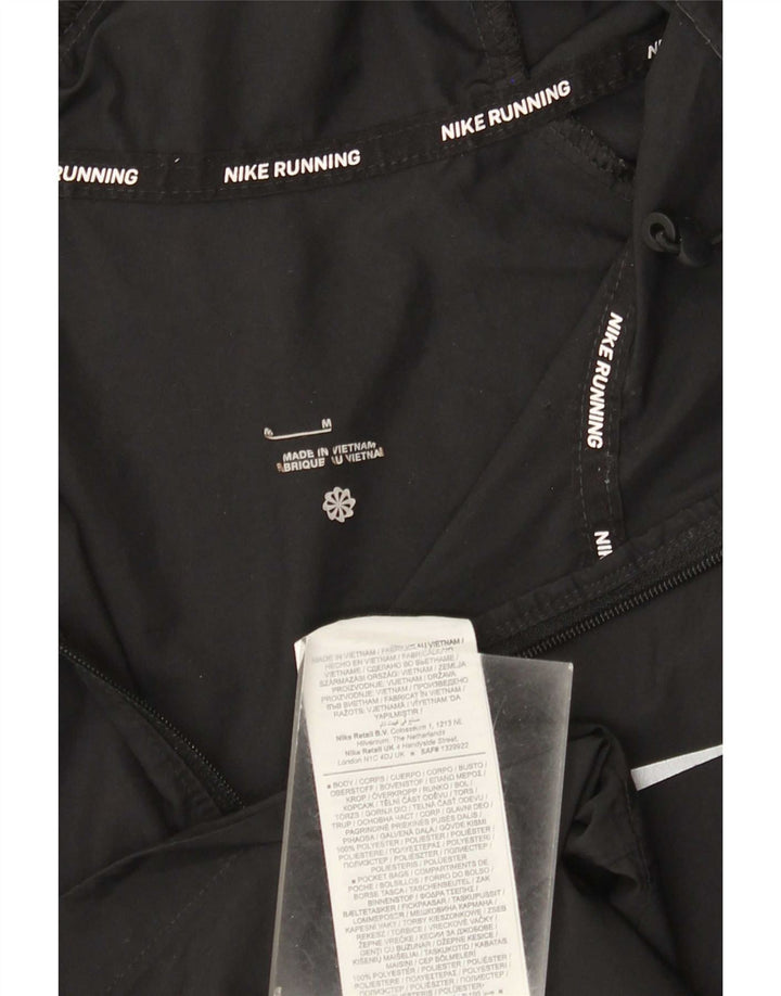 Nike - Chaqueta de chándal con capucha para mujer, talla M, color negro