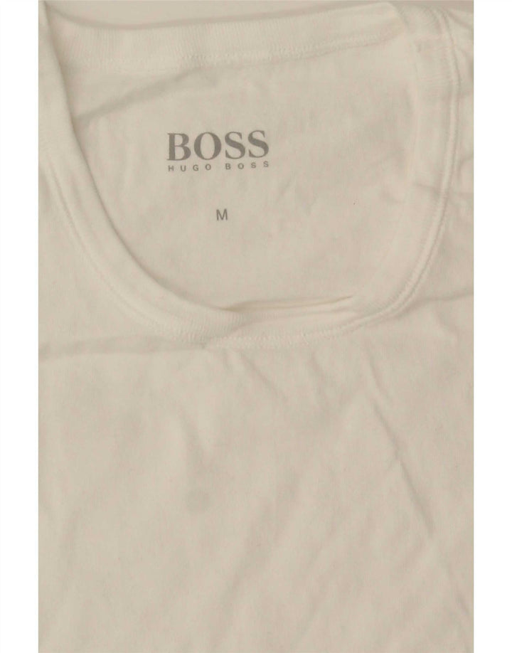 Camiseta Hugo Boss Hombre Top Medium Blanco