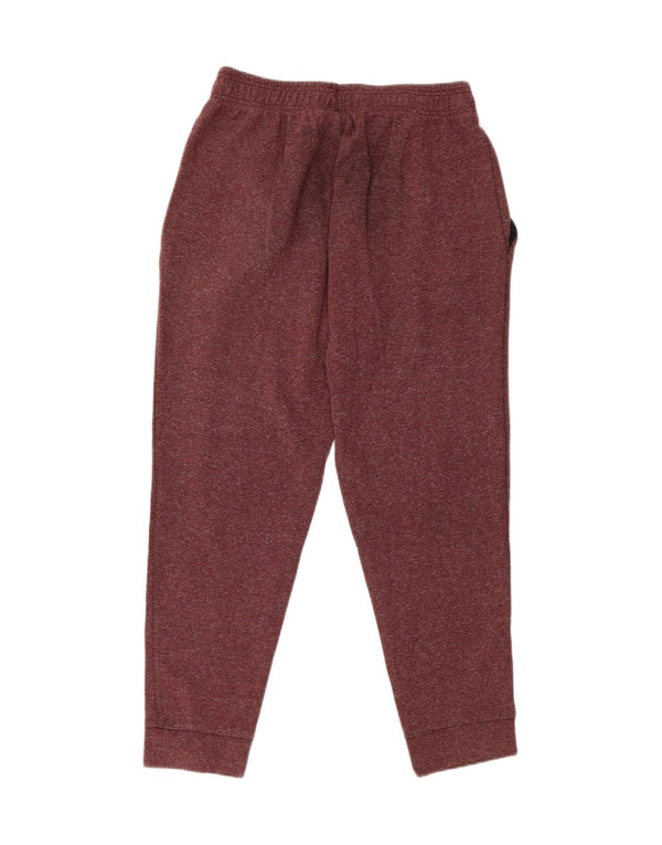 Adidas Hombre Pantalones De Chándal Joggers Medium Borgoña Algodón Moteado