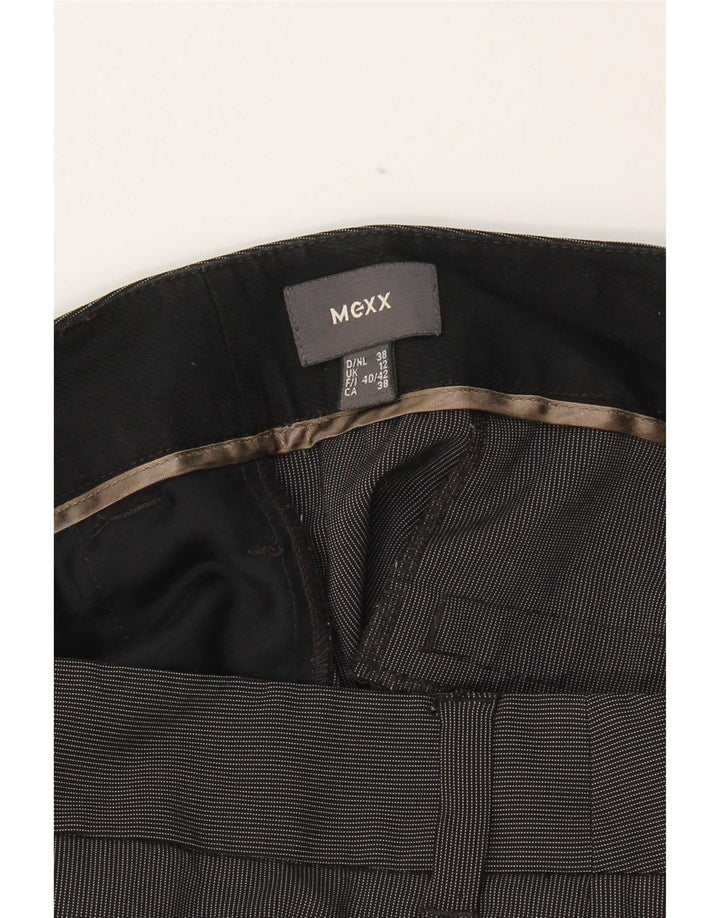 Mexx Traje de 2 piezas con 2 botones para mujer UK 12 Medium W30 L33 Grey Pinstripe