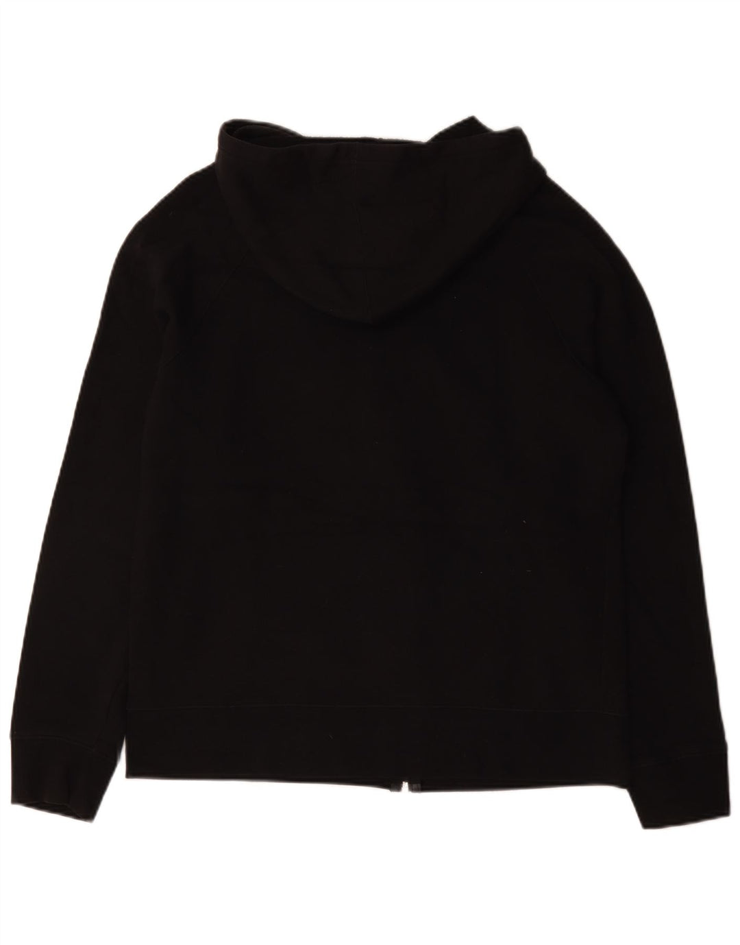 Champion Sudadera con capucha y cremallera para hombre Suéter mediano de algodón negro