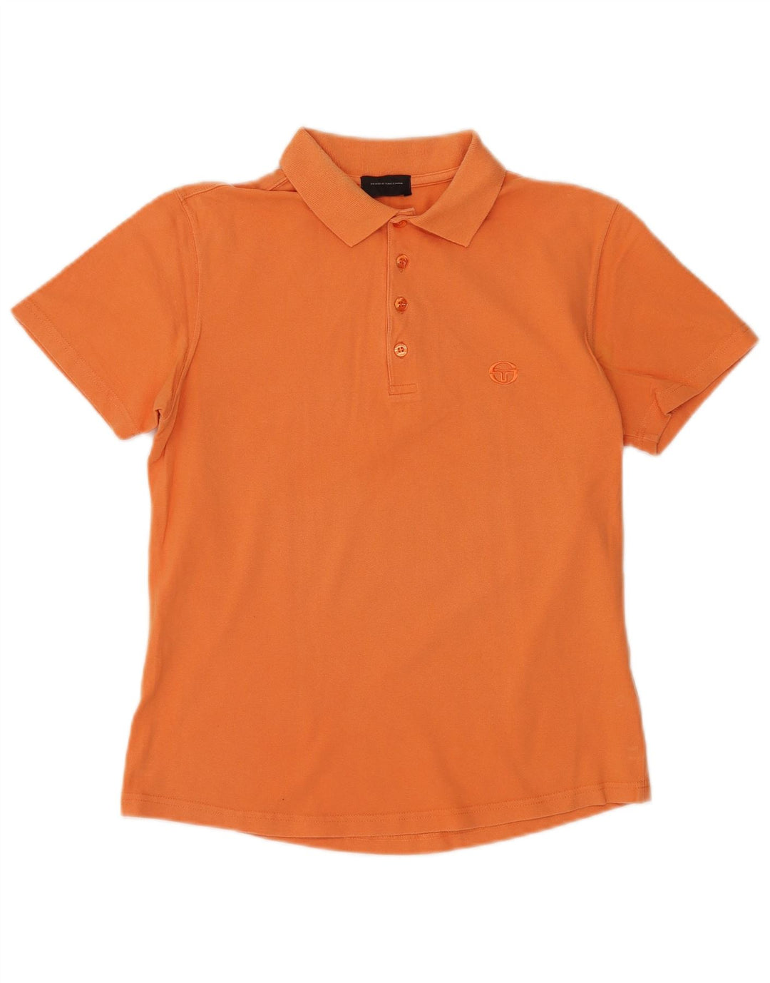 SERGIO TACCHINI Polo para hombre IT 48 Small Naranja Algodón