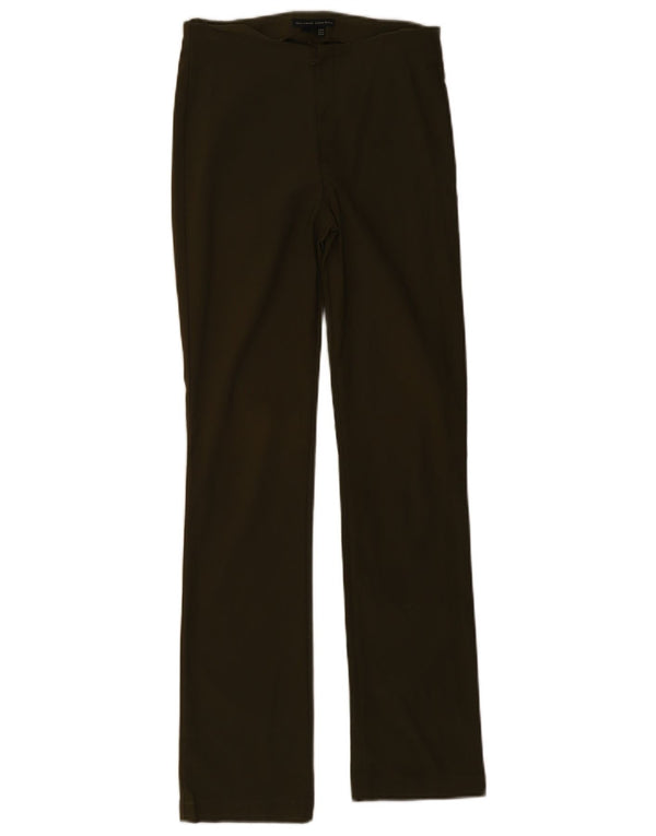 Zara Mujer Pantalones Slim EU 34 2XS W24 L29 Rayón Verde