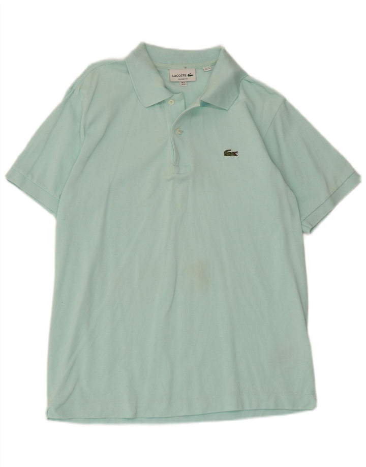Lacoste Polo de ajuste clásico para hombre talla 4 mediano algodón turquesa