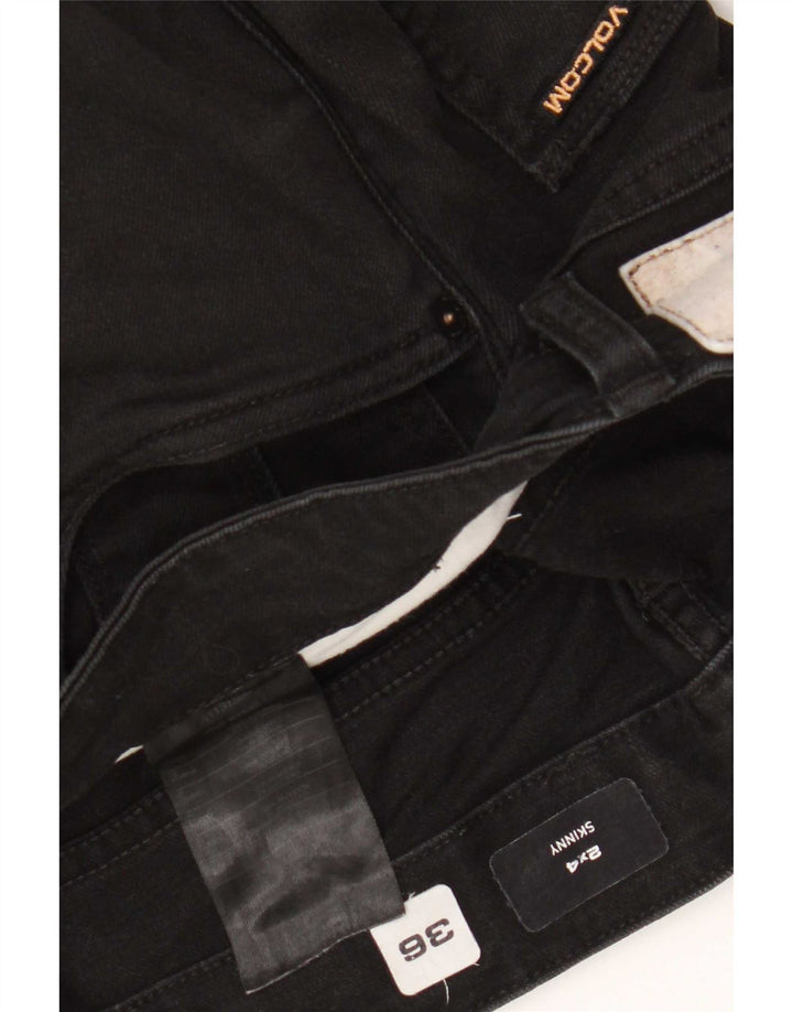 Vaqueros pitillo para hombre Volcom W36 L32 Algodón negro