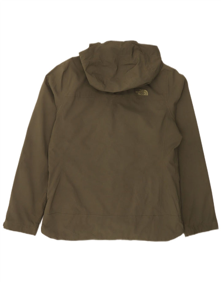The North Face Chaqueta cortavientos con capucha para mujer UK 40 Medium Khaki