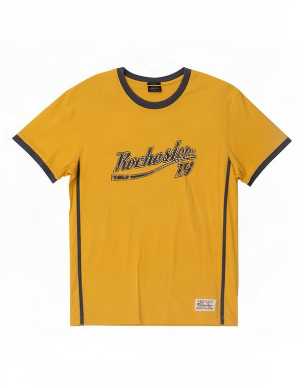 Champion Rochester Graphic Camiseta para hombre Top XL Algodón amarillo