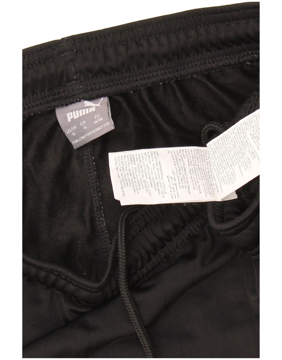 PUMA Pantalón de Chándal Hombre XL Poliéster Negro