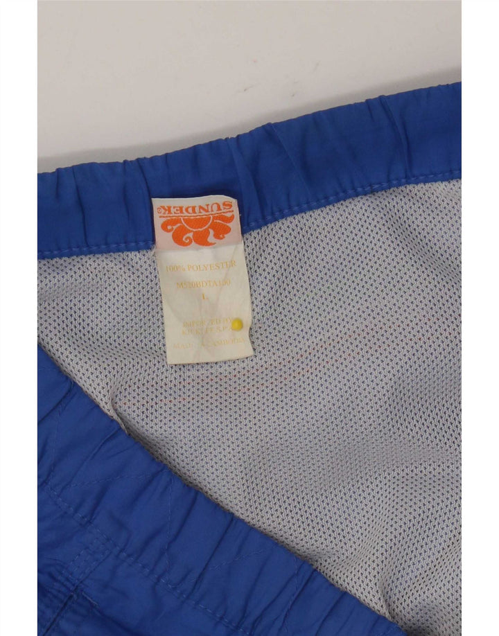 Sundek Bañador Corto Hombre Poliéster Azul Grande