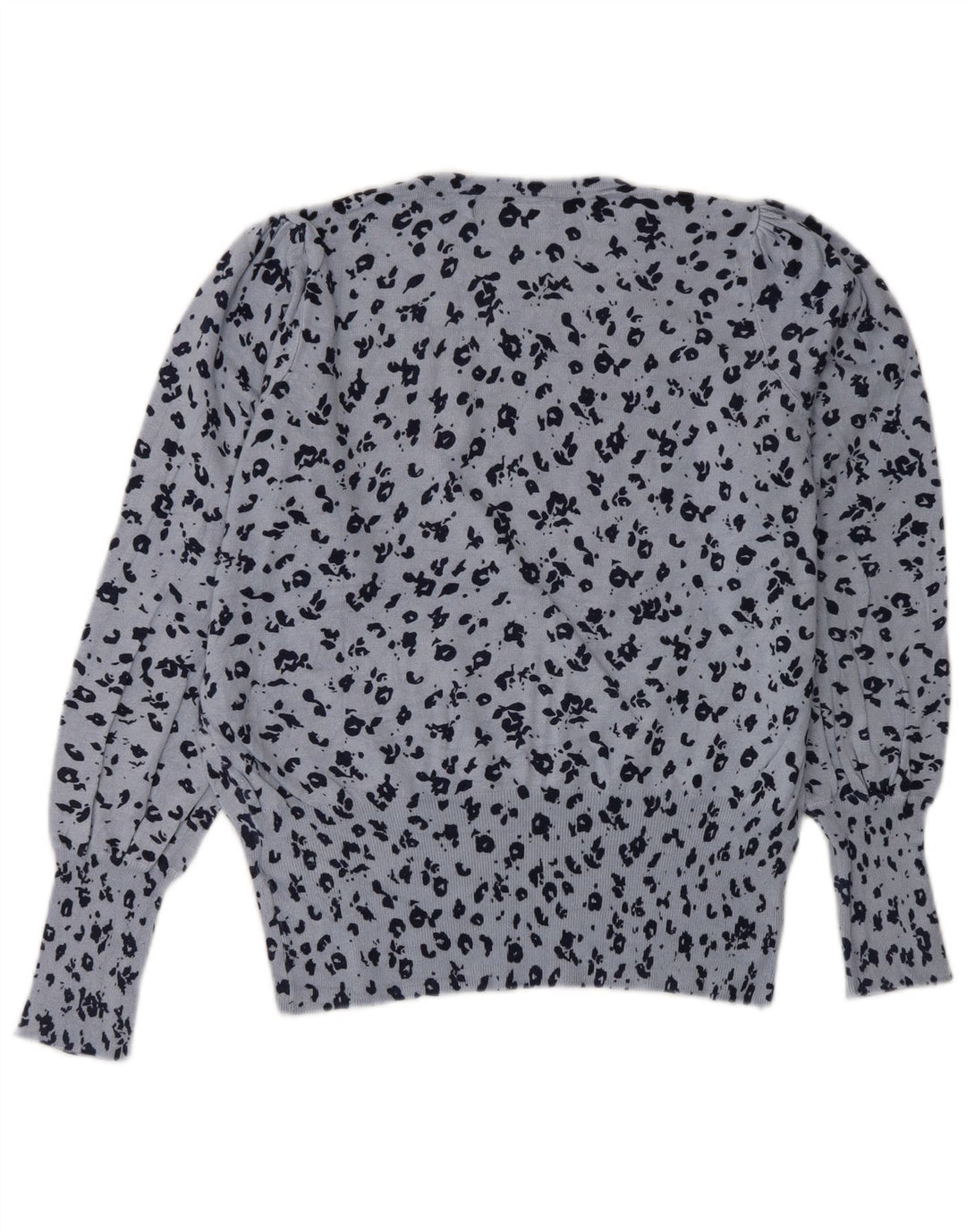 MARKS & SPENCER Suéter tipo jersey con cuello redondo para mujer Reino Unido 44 Azul grande