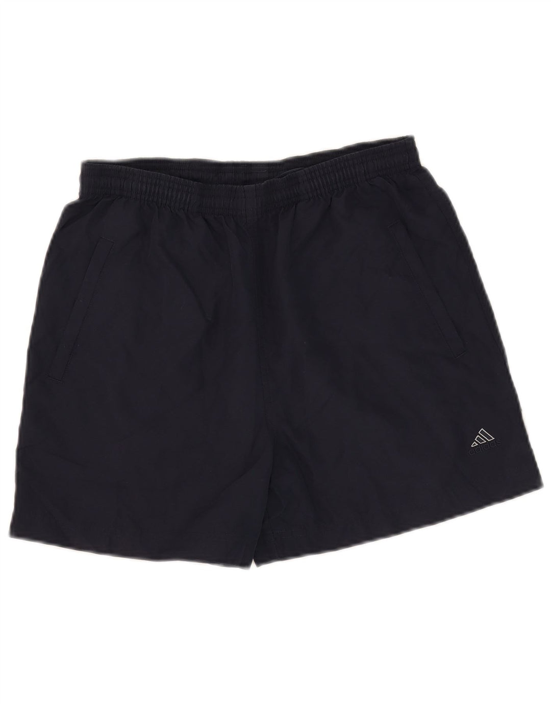Adidas Pantalones cortos deportivos para mujer UK 12 Medium Azul marino Poliéster