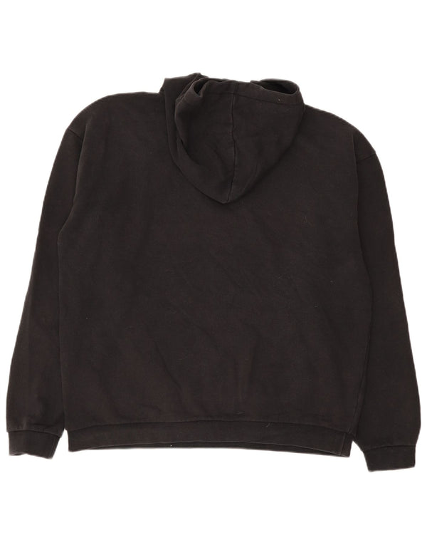Hurley Hombre Sudadera Con Capucha Gráfica Jersey De Algodón Negro Mediano