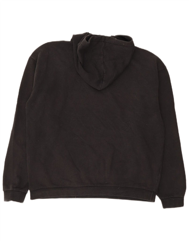 Hurley Hombre Sudadera Con Capucha Gráfica Jersey De Algodón Negro Mediano