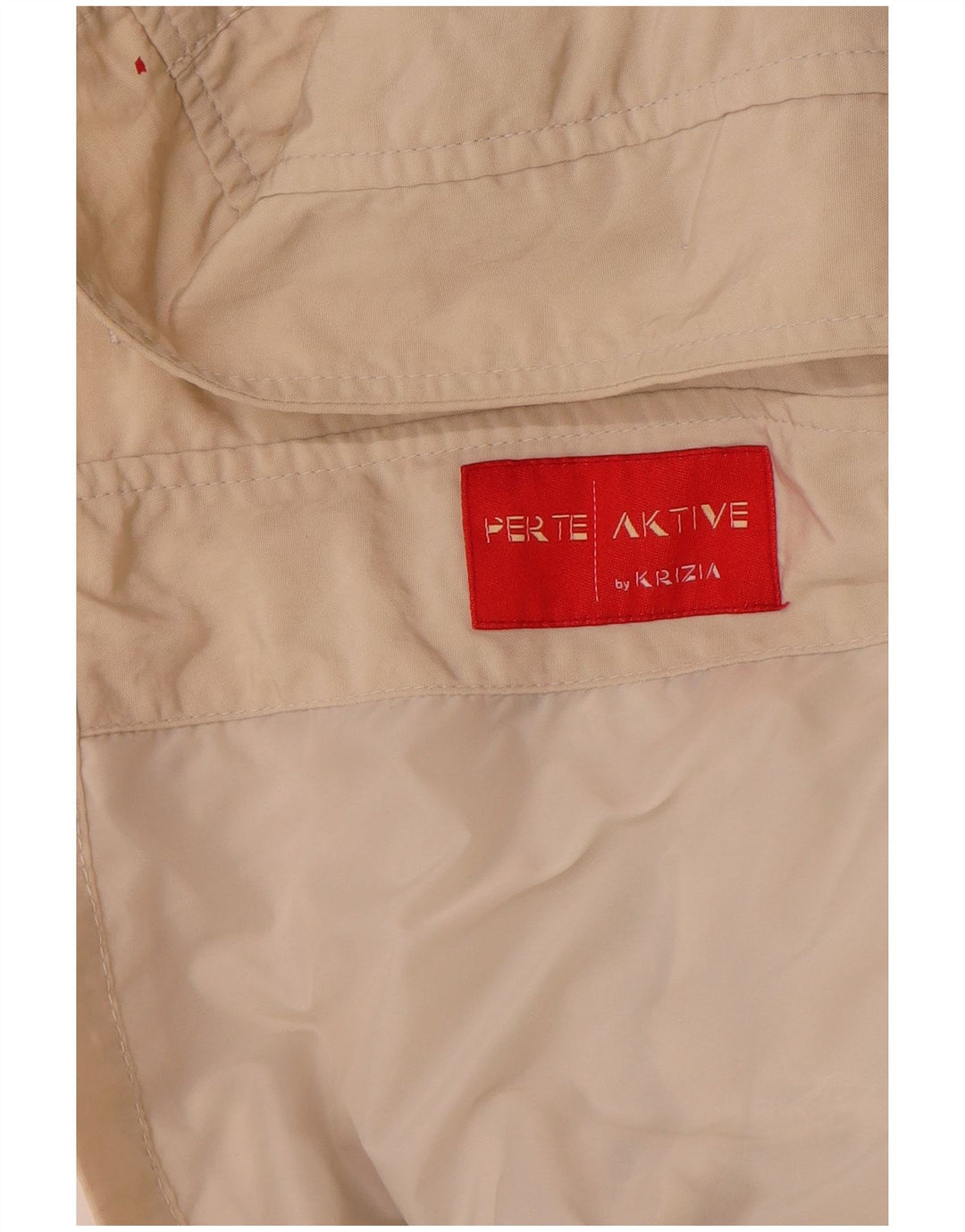 Perte by Krizia Chaqueta utilitaria para mujer Talla 21 Mediana Blanquecina Poliamida