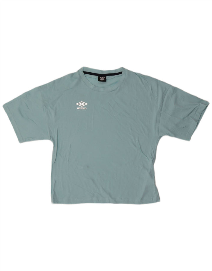 Umbro Camiseta para mujer Top UK 44 Azul medio Algodón