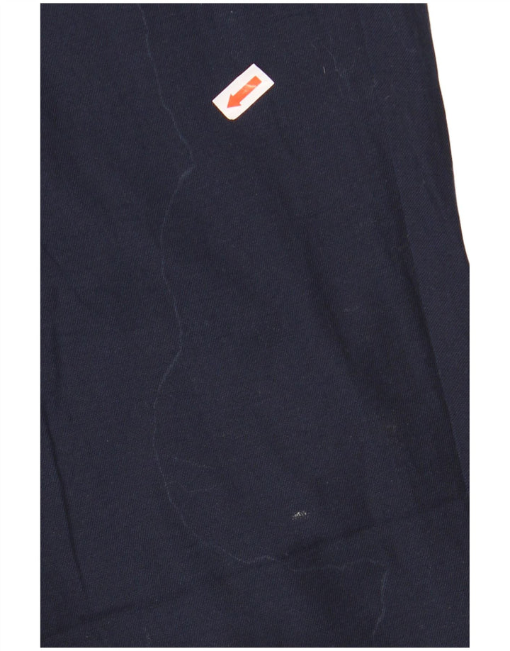 J. CREW Pantalones casuales ajustados para mujer US 14 XL W36 L28 Azul marino Algodón