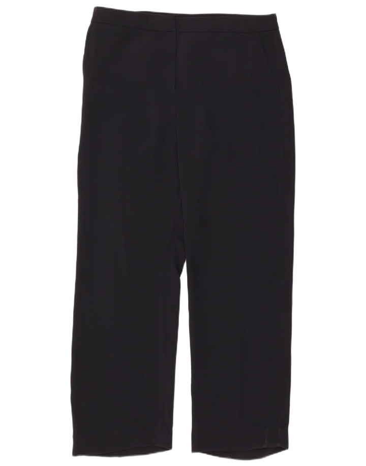 Hobbs Pantalones chinos para mujer UK 14 Large W34 L30 Azul marino Poliéster