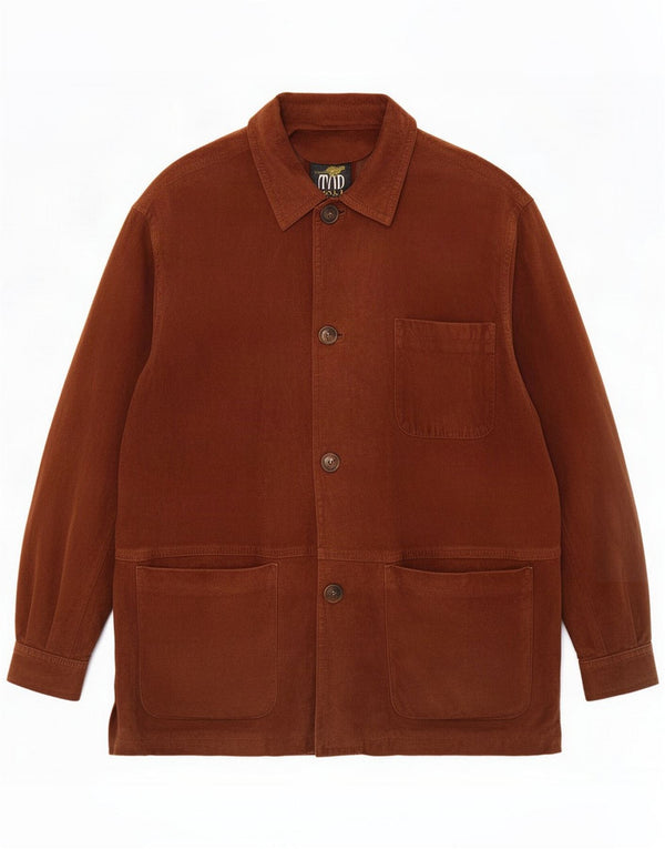 Chaqueta de ante vintage para hombre UK 40 Large Brown