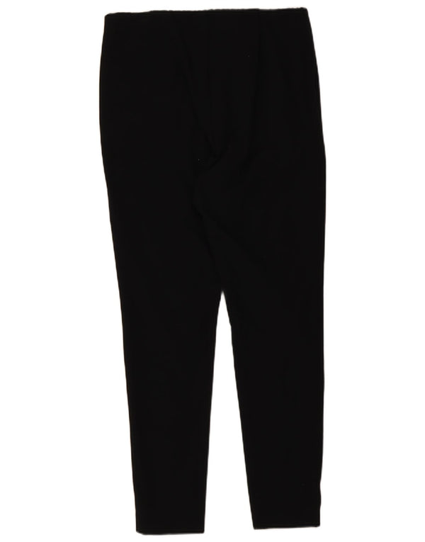Marks & Spencer Pantalones informales cónicos para mujer UK 40 Large W30 L26 Negro