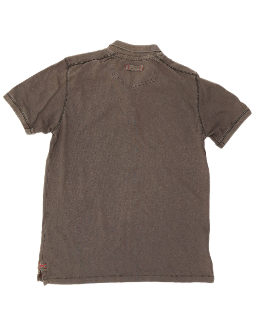 Polo de hombre Fat Face de algodón gris medio