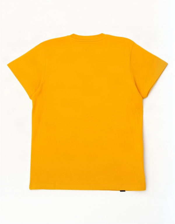 Adidas Camiseta gráfica para mujer Top UK 12/14 Algodón amarillo medio