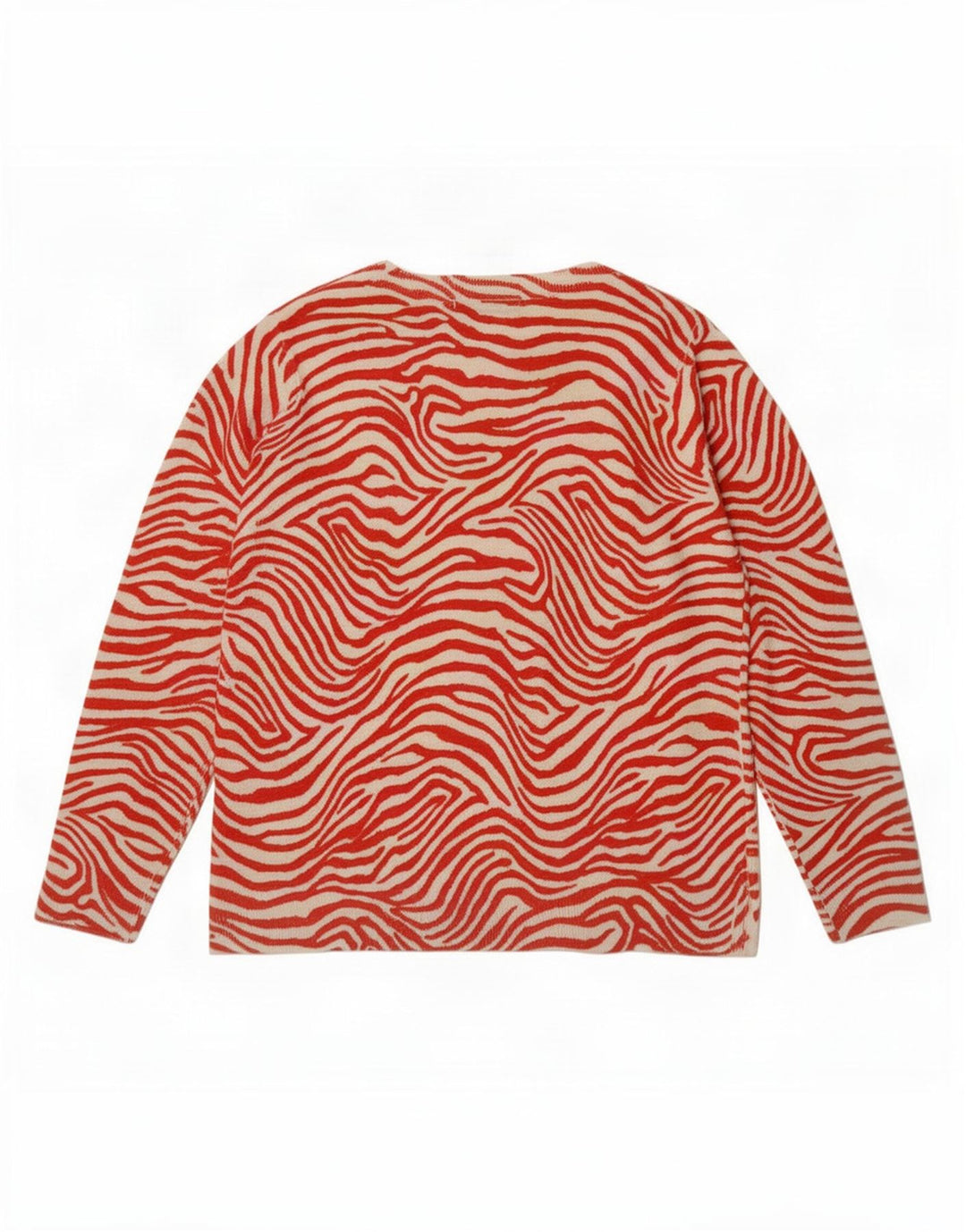 Marks & Spencer Jersey con cuello barco para mujer, talla 44, talla M, color rojo