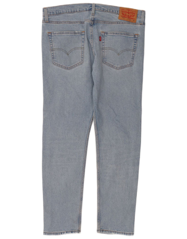Levi's Hombre 512 Slim Tapered Jeans W34 L30 Algodón Azul