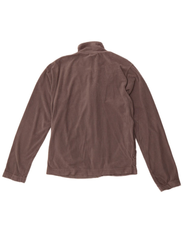 FILA Mens Fleece Jacket UK 36 Small Grey Polyester