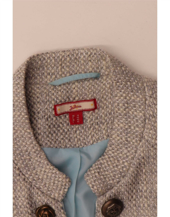 Joe Browns Chaqueta tipo blazer de 3 botones para mujer UK 44 Acrílico gris medio