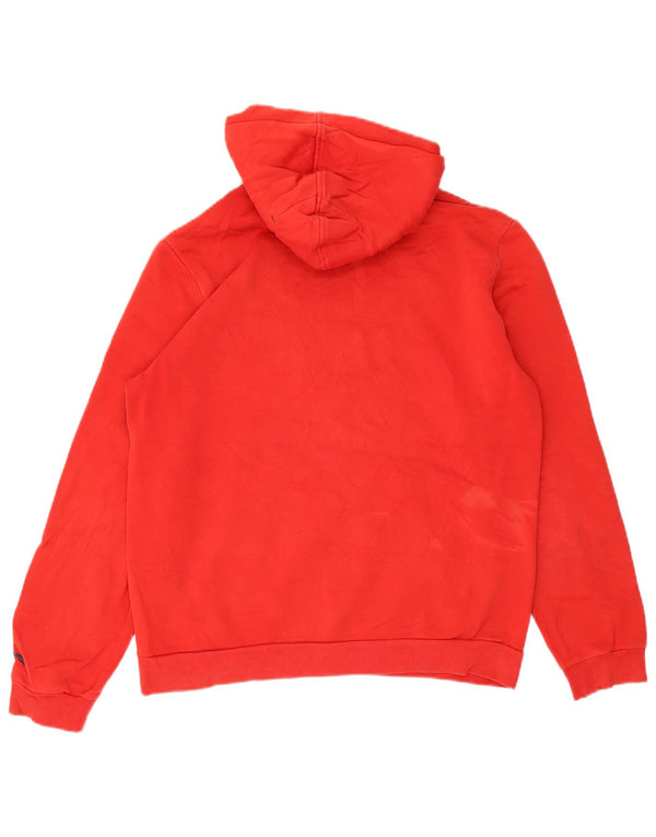 Puma - Sudadera con capucha para niño, 15-16 años, 2XL, algodón rojo