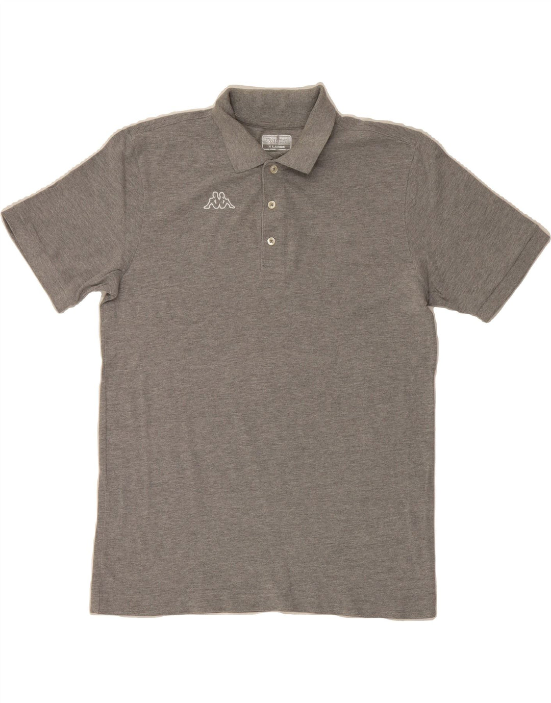 KAPPA Mens Polo Shirt XL Grey Vintage Kappa and Second-Hand Kappa from Messina Hembry 