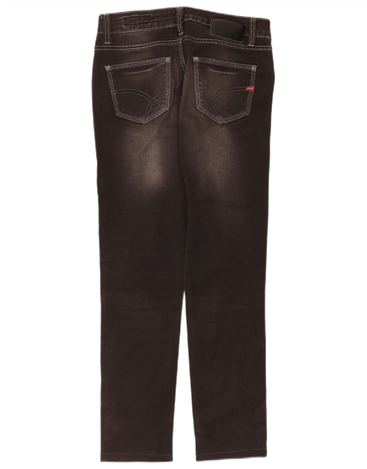 Vaqueros Slim Mujer Gas W31 L30 Algodón Negro