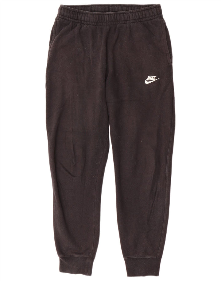 NIKE Hombre Pantalones de Chándal Joggers Small Negro Algodón