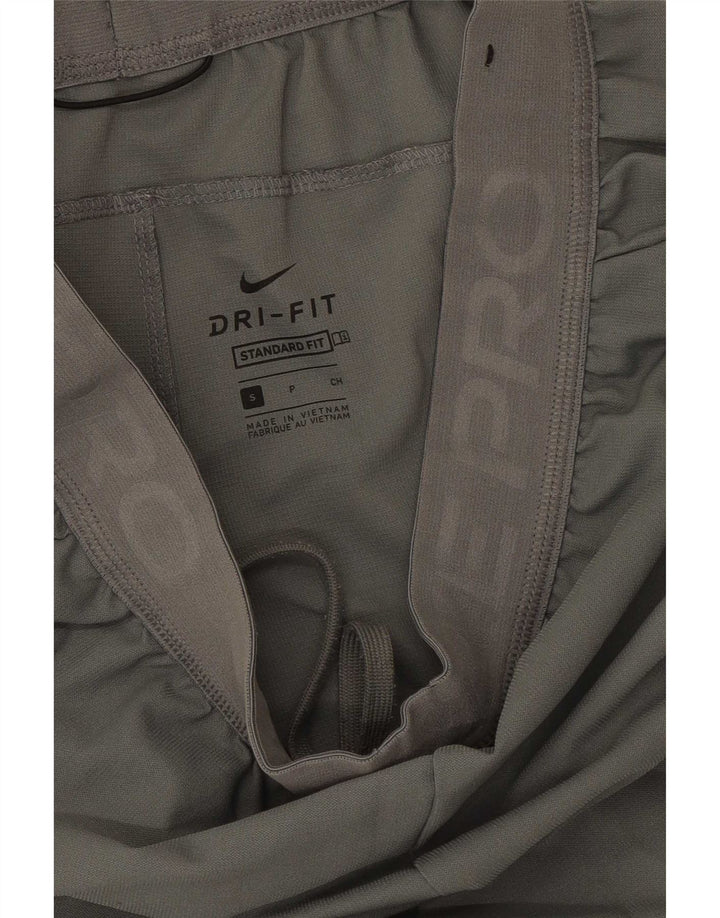 Nike Dri Fit Graphic Standard - Pantalones cortos deportivos para hombre (poliéster), color caqui