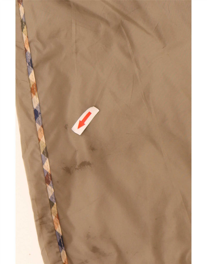 Aquascutum Pantalones cortos chinos para hombre IT 50 Large W36 Poliamida gris